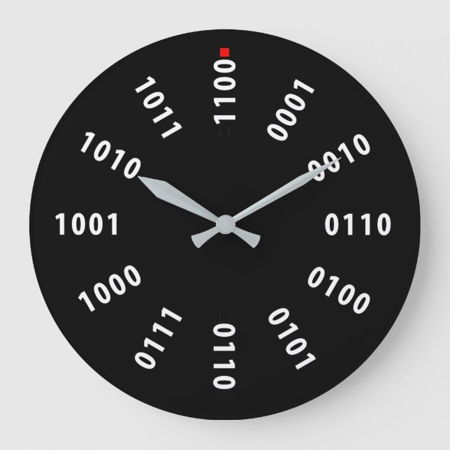 Relógio Grande Números binários (Frente)