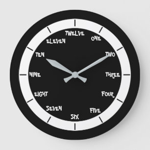 Relógio Grande Números da letra