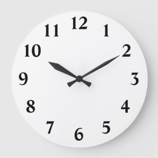 Relógio Grande Números Modelo
