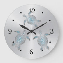 Números modernos costeiros das tartarugas prateada