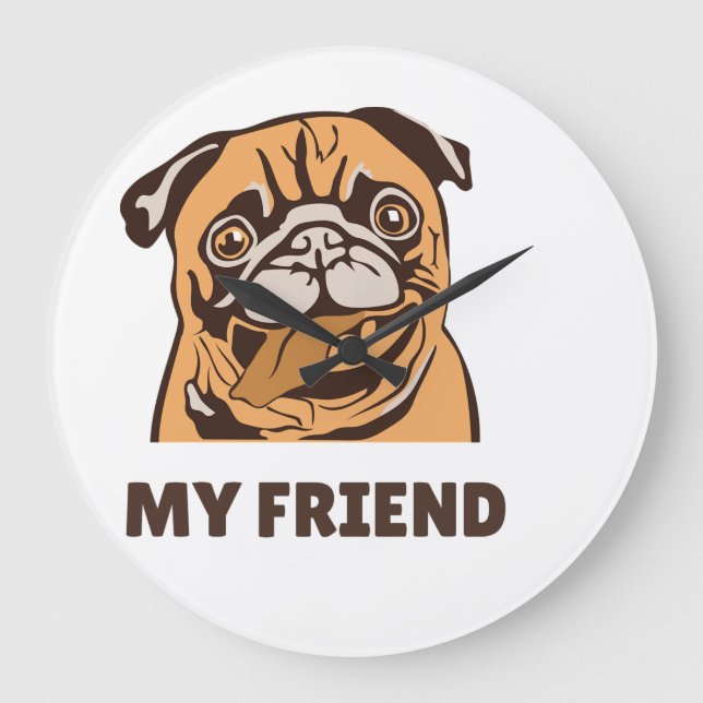 Relógio Grande O Cão é Meu Amigo (Frente)