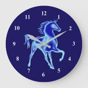 Relógio Grande O Cavalo Azul - Desenho - Escolha /Adicionar Cor /
