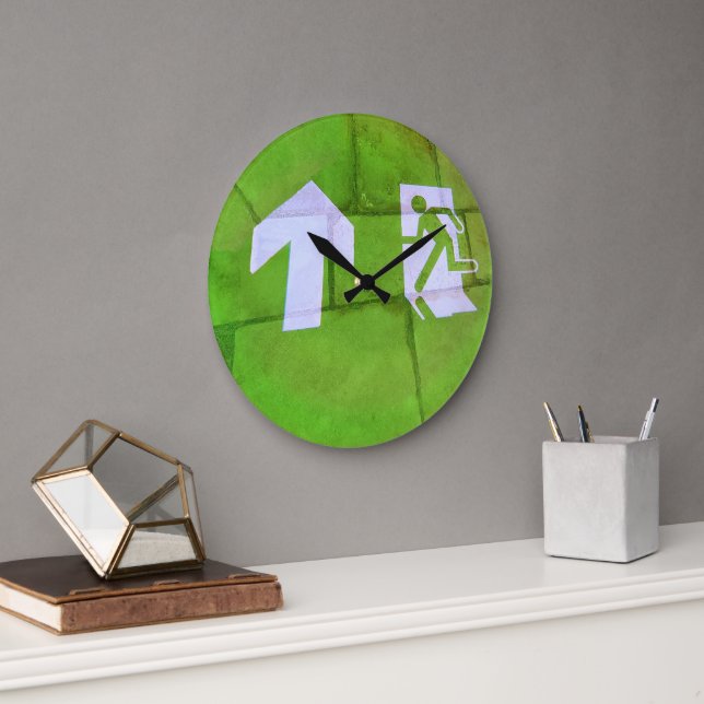 Relógio Grande O chão lidera o caminho. (Escritório)