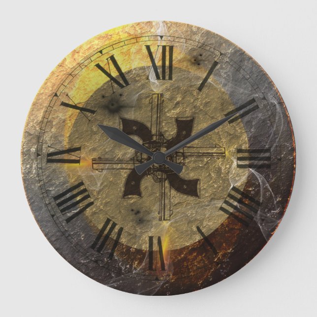 Relógio Grande O Fumo Das Armas Que Atacam Os Cowboys (Frente)