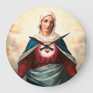 Relógio Grande O Imaculado Coração de Maria