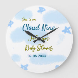 Relógio Grande O ouro de Aqua que ela está nas nuvens de nove chá