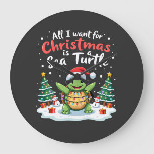 Relógio Grande O Que Eu Quero Para O Natal É Uma Árvore De Natal 