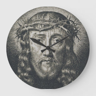 Relógio Grande O Santo Rosto coroado de espinhos