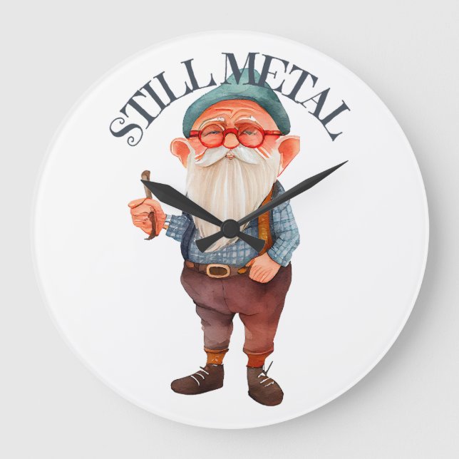 Relógio Grande O Velho Ainda É Metal AF (Frente)