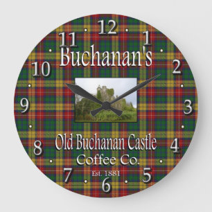 Relógio Grande O velho Buchanan Castle Coffee Co.