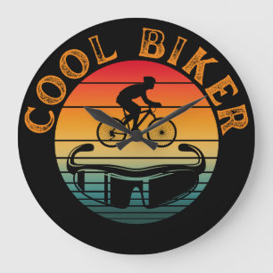 Relógio Grande Óculos de sol legal Biker