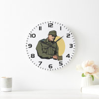 Oficial Militar Soldado do Exército Retro
