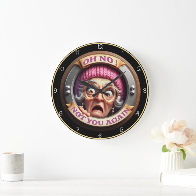 Relógio Grande Oh Não, Você Não De Novo! (Lar)
