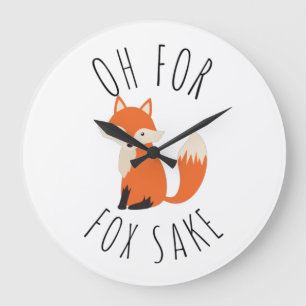 Relógio Grande Oh para Fox Sake