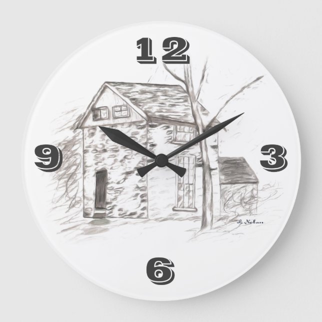 Relógio Grande OLE TIME Tic Toc (Frente)