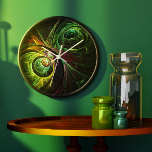 Relógio Grande Olho para a Abstrato de Arte Olhos