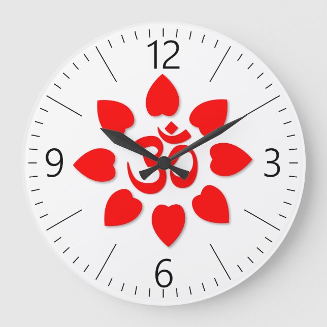 Relógio Grande Om symbol (Frente)