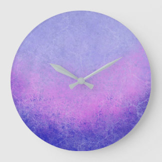 Relógio Grande Ombre roxo Textured