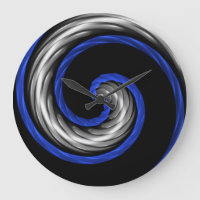 Onda Travada de Linha Azul Fino