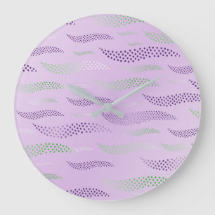 Relógio Grande Ondas Tigre (padrão estilizado) 3