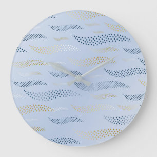 Relógio Grande Ondas Tigre (padrão estilizado) 4