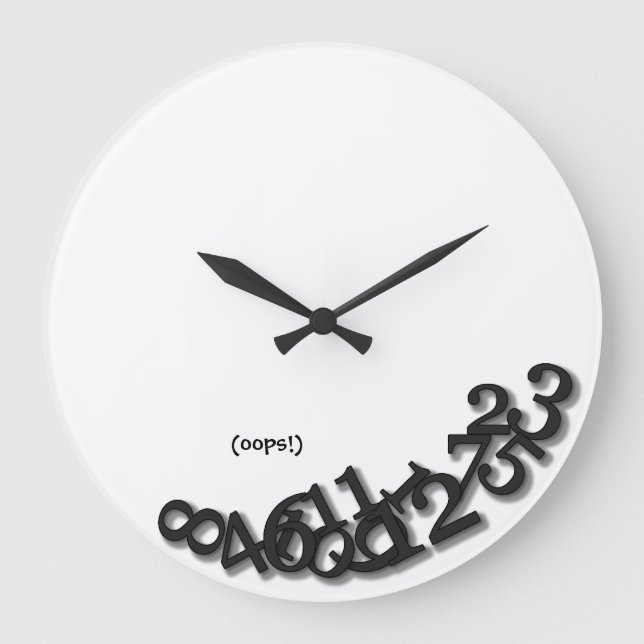 Relógio Grande Oops! (Após o terremoto) (Frente)