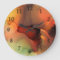 Orange Brown Abstract 59