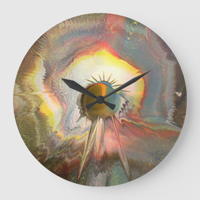 Relógio Grande Original spin art (Frente)