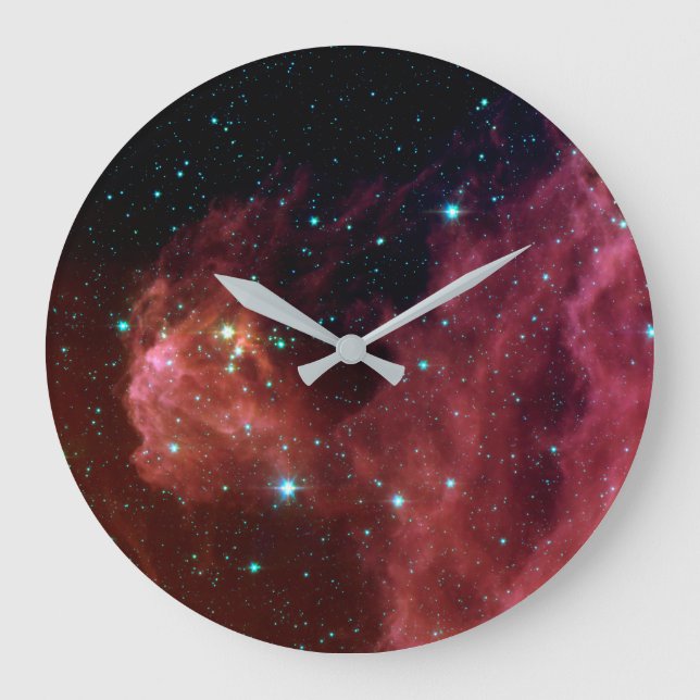 Relógio Grande Orion Constellation Round Wall Clock (Frente)