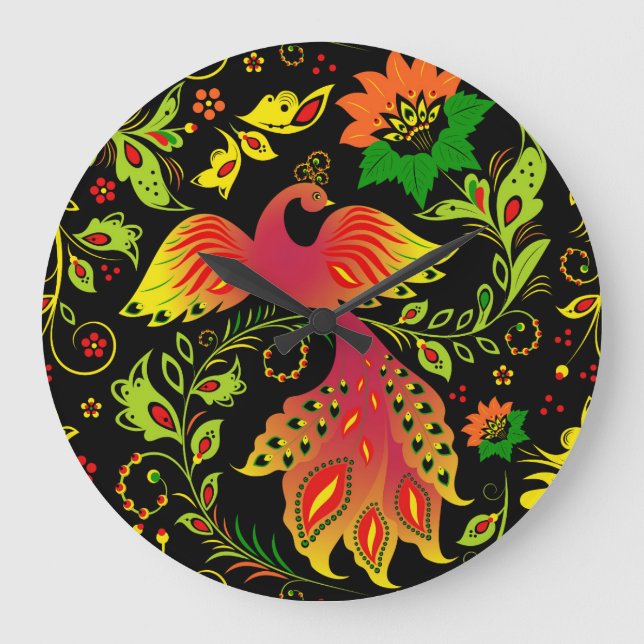 Relógio Grande Ornamento nativo do russo (Frente)