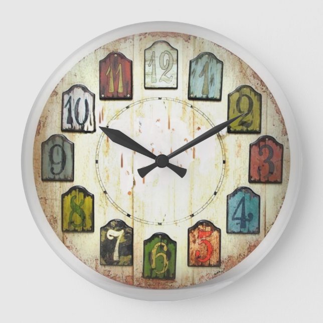 Relógio Grande Os blocos numerados (Frente)