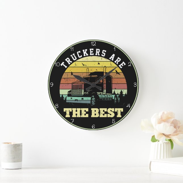 Relógio Grande Os Caminhoneiros São Os Melhores Pistas De Sol (Lar)