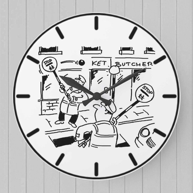 Relógio Grande Os Homens do Lollipop estão jogando Tênis (Criador carregado)