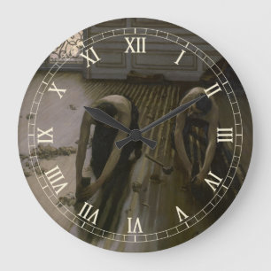 Relógio Grande Os raspadores do assoalho por Gustave Caillebotte