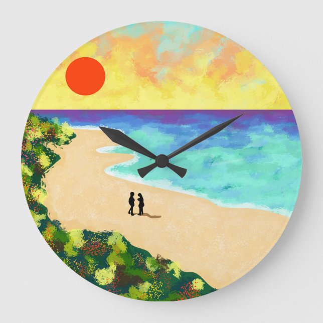 Relógio Grande Ouro brilhante (Frente)