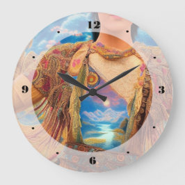 Relógio Grande Ouro Crowns