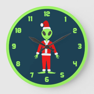 Relógio Grande OVNI Ho Pai alienígena de Natal