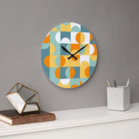 Padrão de Arte Retroativa do Seafoam Azul Amarelo