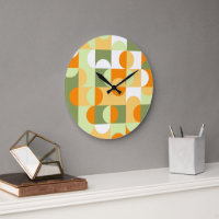 Padrão de Arte Retroativa Verde Amarelo Amarelo La