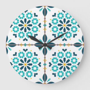 Relógio Grande Padrão de azulejos cerâmicos