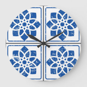 Relógio Grande Padrão de azulejos cerâmicos