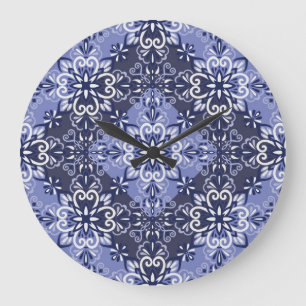 Relógio Grande Padrão de azulejos cerâmicos