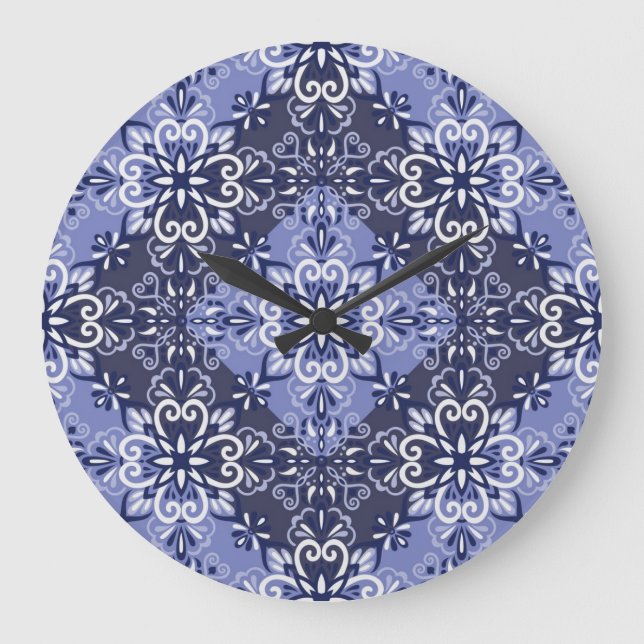 Relógio Grande Padrão de azulejos cerâmicos (Frente)
