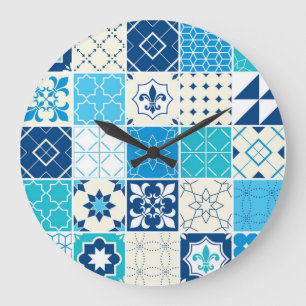 Relógio Grande Padrão de azulejos cerâmicos