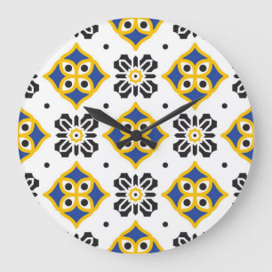 Relógio Grande Padrão de azulejos cerâmicos