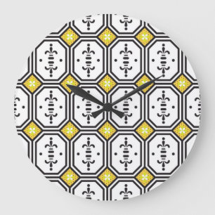 Relógio Grande Padrão de azulejos cerâmicos