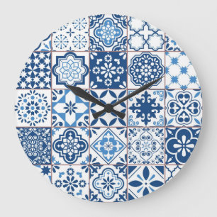 Relógio Grande Padrão de azulejos cerâmicos