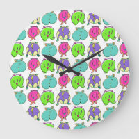 Padrão de Bumbuns de Hamster Coloridos