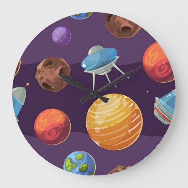 Relógio Grande Padrão de espaço (Frente)