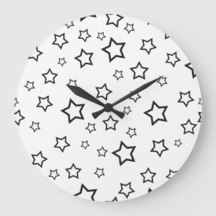 Relógio Grande Padrão de estrelas